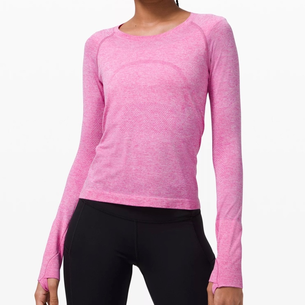 Lululemon Swiftly Tech Long Sleeve 2.0 *race Length In Highlight Purple